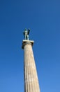 Ivan MeÃÂ¡troviÃâ¡'s Pobednik Statue of Victor in Belgrade Fortress area Serbia